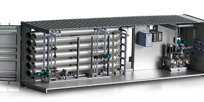 QILEE Containerized Water Treatment System with integrated treatment equipment