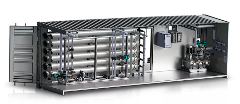 QILEE Containerized Water Treatment System with integrated treatment equipment